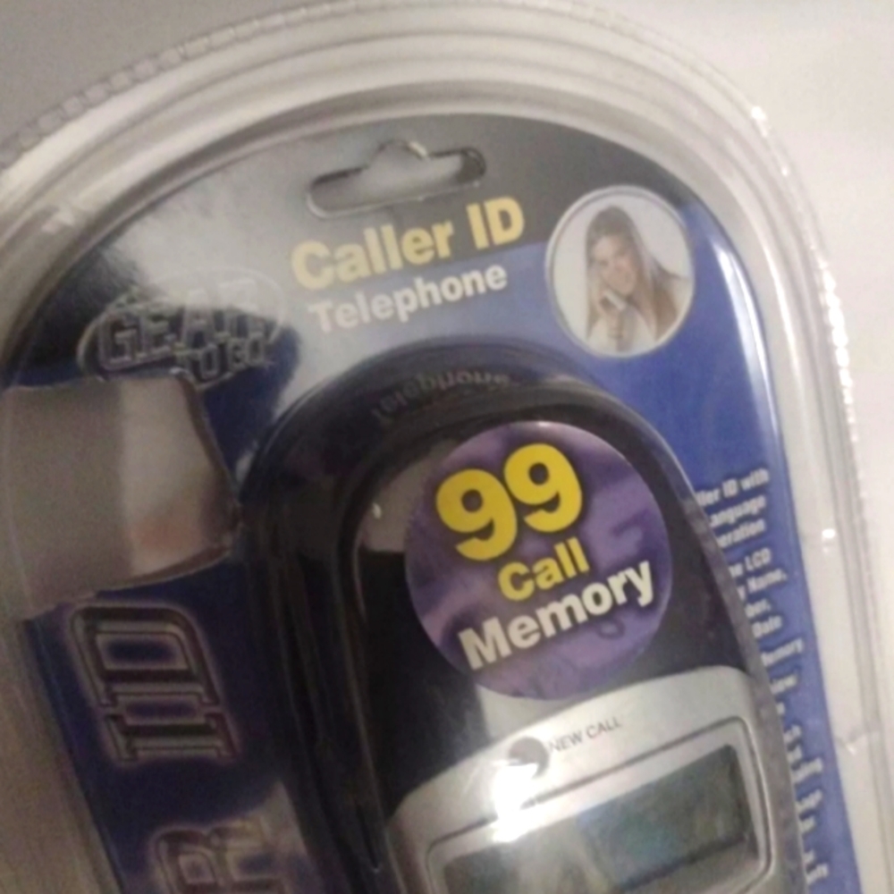 New sealed corded telephone with caller ID